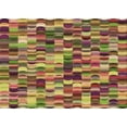 thumbnail image 1 of Ahgly Tapis Rectangulaire Lavable en Machine Intérieur Transitionnel Marron Rouge, 3 Pieds x 5 Pieds, 1 of 7