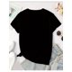 thumbnail image 2 of A Women'S Casual Sports Pure Loose T-Shirt with Valentine'S Day Print, Round Neck, Short Sleeved, Slightly Elastic Knitted Fabric, Regular Style, Comfortable Top for All Seasons, 2 of 5