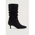 thumbnail image 3 of Women's Pointy Toe Kitten Heel Mid Calf Slouch Boots, 3 of 6