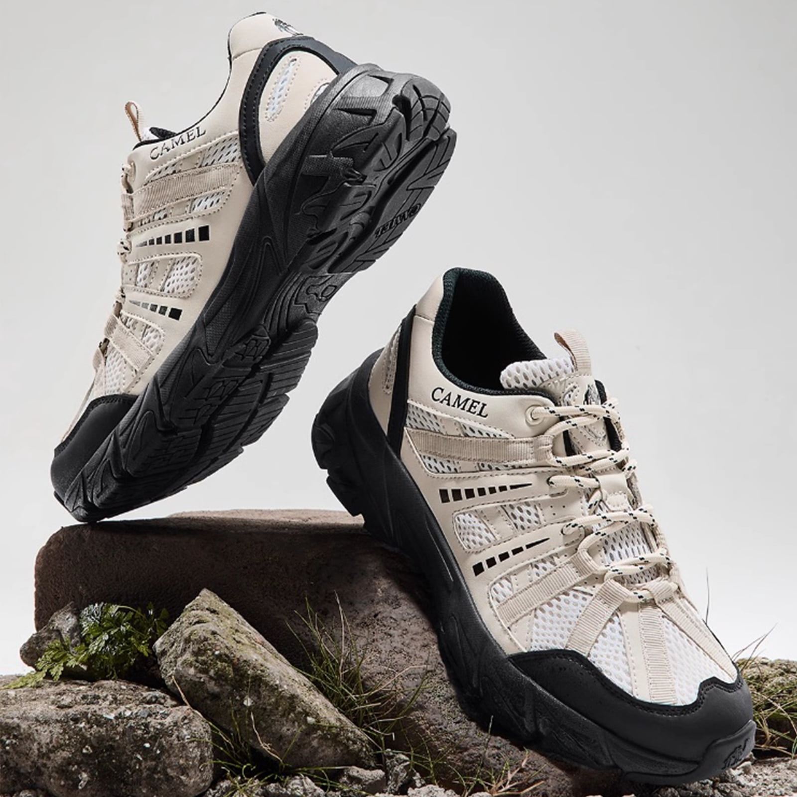 CAMEL Womens Hiking Shoes Low Top Sneakers Trail Trekking Running Shoes Hiking Boots