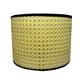 thumbnail image 4 of Pantalla de lámpara de techo de tambor de lino Pantalla de lámpara colgante tejida rústica para 30cmx20cm amarillo, 4 of 9
