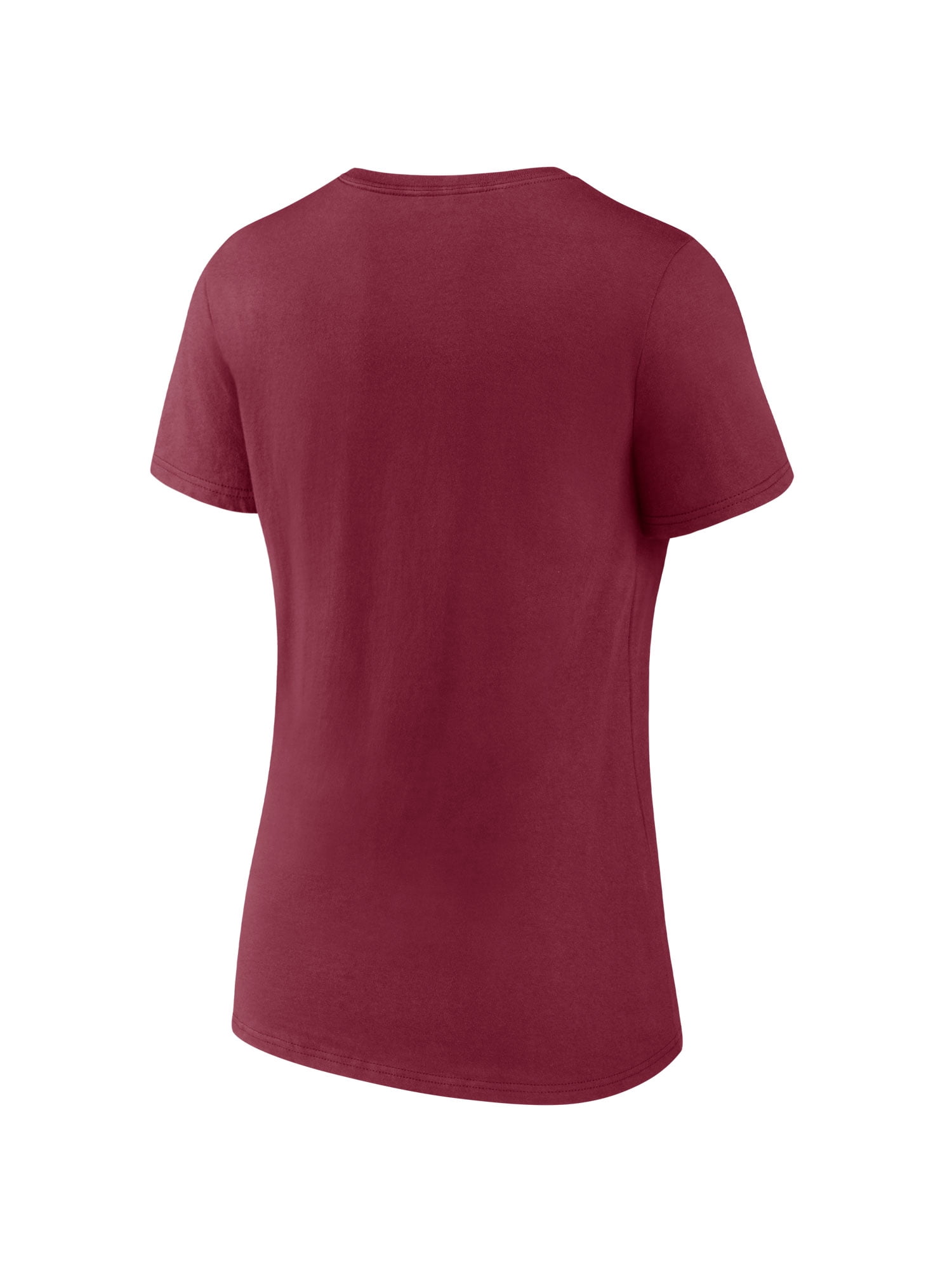 NFL Washington Commanders Women's Cotton Red Short Sleeve T-Shirt