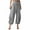 Gray, variant on ABATAB Womens Wide Leg Pants Casual Loose Fit Drawstring Summer Lantern Trousers Beach Travel Vacation Harem Pants with Pockets