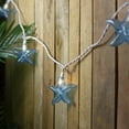 thumbnail image 5 of Northlight Starfish Indoor Outdoor Patio Light Set - 9' White Wire - 10ct, 5 of 6