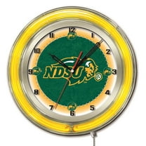 North Dakota State University 19" Double Neon Wall Clock