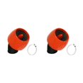 thumbnail image 1 of Intake Filter for Chopper Cruiser Bobber Orange 24-48mm 2Set, 1 of 6