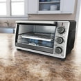 thumbnail image 2 of BLACK+DECKER 6-Slice Toaster Oven, Black, TO1950SBD, 2 of 12