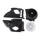 thumbnail image 5 of Conjunto de cubierta de con ventilador, accesorio negro, resistente, fácil de instalar, piezas de reparación, accesorio profesional para motores, 5 of 8