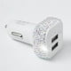 thumbnail image 5 of Scienceny Enchufe del de coche de coche de diamante hecho a mano Accesorios de coche de coche USB de cristal ostentoso Vehículos, repuestos y accesorios Mis No.1 Scienceny VI008713-01, 5 of 6