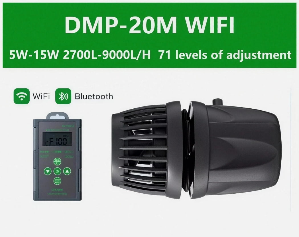 NEW Jebao Jecod DMP-20M Smart Aquarium Wave Maker Pump Bluetooth Wifi App Control Silent Powerful