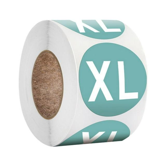 Size Marking Stickers For Clothing And Home Use Durable Paper Labels Perfect For Organizing Wardrobe And Retail Stores