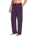 thumbnail image 6 of Salouo Blackberries Print Pajama Pants for Men, Lounge Pants Elastic Waistband Casual Men's sleepwear Loungewear Sleep Pajama Pant -Small, 6 of 7
