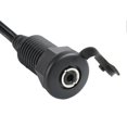 thumbnail image 3 of 2m/6.56ft AUX Panel Mount Cable 3.5mm to 3RCA Dashboard Panel Flush Mount Cable for Car Boat Motorcycle, 3 of 4