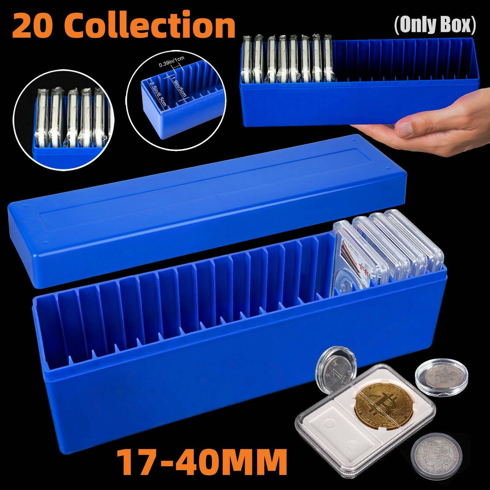 20 Graded Certified PCGS/NGC/Premier/Elite Coin Slab Aluminum Storage Box Case 