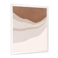 thumbnail image 3 of Designart 'Ivory and Terracotta Shapes with Scuff Effect' Modern Framed Art Print, 3 of 4