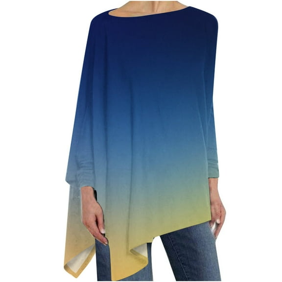 Long Sleeve Tops For Women Clearance Tops for Women Under $10 Summer Regular Long Sleeve Round Neck Button Sweatshirt