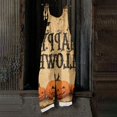 thumbnail image 6 of 2026 New Halloween Overalls for Women LinenSleeveless Plus Size Floral Print Jumpsuits Spaghetti Strap Rompers Spring Summer, 6 of 6