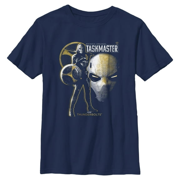 Boys Marvel: Thunderbolts Distressed Taskmaster Pose T Shirt