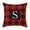 S, variant on dajkiuy 26 Initial Letter Throw Pillow Cushion Cover,Red Black Buffalo Check Plaid Pillow Cases,18 x 18 Inch Square Pillow Protectors for Sofa Couch Bedroom Car Chair Home Decor(F)