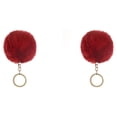 thumbnail image 3 of Yuarrent Fuzzy Ball Llavero Flexible Creativo Encantador Llaveros Llaveros Mujeres Type6 NO6, 3 of 6