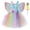 691Sky Blue1430, variant on Rggeeun Toddler Girls Sleeveless V-Neck Spaghetti Strap Dance Party Princess Dresses Clothes Wand Headband Wing Set Boho Casual Sundress