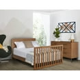 Evolur Stilnovo Mid Century 4in1 Convertible Crib, Sugarcane