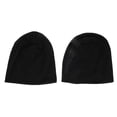 thumbnail image 1 of Miangastore 2Ensemble Bonnet Chaud pour Hommes Noir Polyester pour Tête et Oreilles, 1 of 8