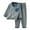 Grey, variant on VJATTWR Kids Girls Boys Cotton Pajamas Set Long Sleeve Button Down Top & Pant Sleepwear 2 Piece Set for Daily Size 3-17 Years