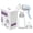 Blue, variant on Manual Breast Pump, Portable Breastfeeding Pump with Soft Silicone Flange, Adjustable Suction, 150ml Milk Collector Bottle, BPA Free, Clear