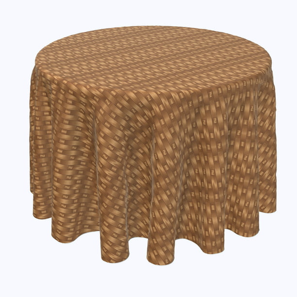 100 Polyester 108 Round Copper, Round Copper Tablecloth