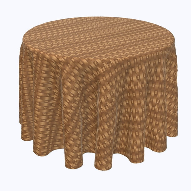 Round Tablecloth 100 Polyester 108 Copper Style Wicker Com 100 Polyester 108 Round Copper, Round Copper Tablecloth