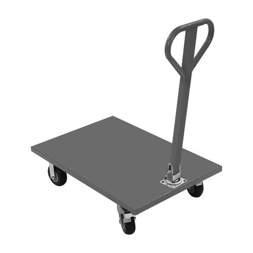 Industrial Flat Dolly Cart Heavy Duty Cart Flatbed Hand Truck 2000 lbs Load