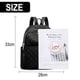 thumbnail image 2 of Mochila para mujer, bolso de moda para mujer, mochila de viaje de nailon, bolso de hombro negro, mochila informal pequeña para mujer, 2 of 6