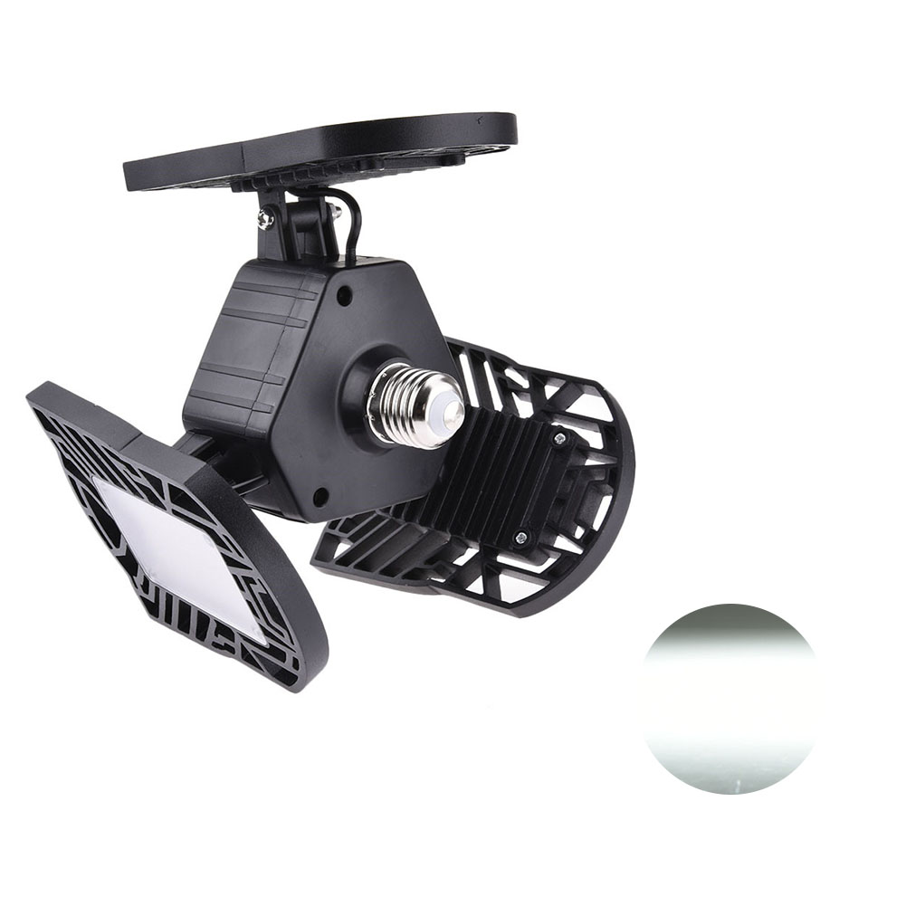 LeKing LED Adjustable Three Light Garage Lamp High Bay Light 60W