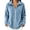 Blue, variant on Fleece Jacket Women Cable Knit Chunky Cardigan Zip Up Cozy Winter Coat With Pockets