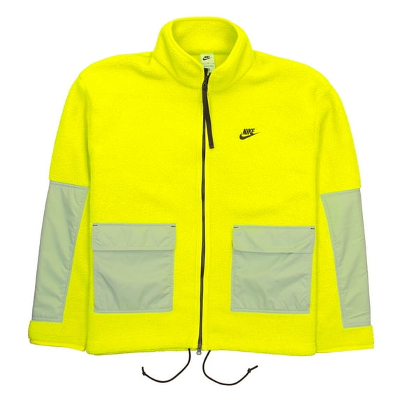 Nike Sport Essentials Men's Full Zip Fleece Jacket (Medium, Yellow Green)