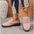thumbnail image 6 of Womens Loafers Shoes Platform Chunky Penny Loafer Lug Sole Comfortable Slip On Work Office Business Casual Dress Shoes, US Size 5-11.5, 6 of 11