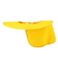 thumbnail image 2 of Sun Shade Hard Hat, Reflective Stripe Design Shade Hard Hat, Durable Orange Sturdy Fiber Material For Miner Worker Farmer Repairer, 2 of 8