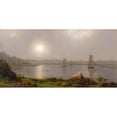 thumbnail image 2 of Martin Johnson Heade 14x9 Black Ornate Wood Framed Double Matted Museum Art Print Titled: York Harbor, Coast of Maine (1877), 2 of 5