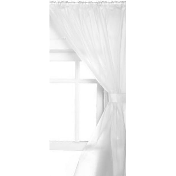 Vinyl Bathroom Window Curtain, Frosted Clear