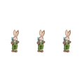 thumbnail image 1 of Monstrate Straw Rabbit Easter Farmer Bunny Figure w/Carrot for Wedding Party Decor Type1, 1 of 6