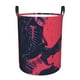 thumbnail image 1 of Balery Rock Skull Guitarist Cesta de ropa redonda con asas, impermeable, independiente, para ropa, juguetes, dormitorio y familia-Medium, 1 of 6