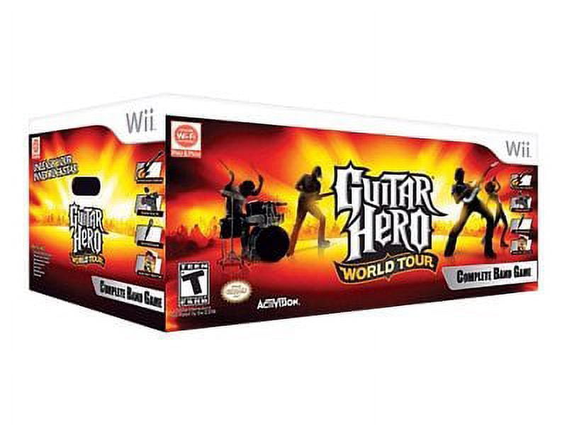 Guitar Hero: World Tour Band Kit Bundle (Nintendo Wii)