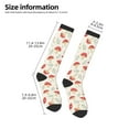 thumbnail image 5 of Balery Cartoon Flat Mushrooms Fun Novelty Socks Men'S Women'S Crew Socks Funny Crazy Novelty Socks Quirky And Cool Socks, 5 of 9