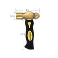 thumbnail image 4 of HimaPro Bloque de banco de acero (4""x4x1/2"") y juego de martillo de latón de 1 libra para hacer joyas, estampado de metal y endurecimiento de alambre, un juego de herramientas básico pero necesario, 4 of 5