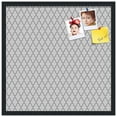 thumbnail image 2 of PinPix 24x24 Custom Cork Bulletin Board Quarterfoil Beige Poster Board Has a Fabric Style Canvas Finish, Framed in Quarterfoil Beige, by ArtToFrames (PinPix-584), 2 of 6