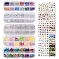 thumbnail image 1 of 48 piezas de pegatinas para decoración de uñas, rebanadas de decoración de Yuyangstore Pegatinas para uñas, 1 of 8