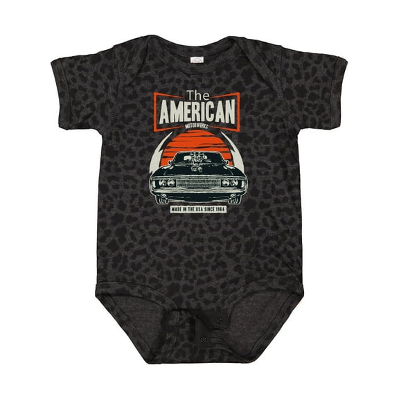 Inktastic American Muscle Vintage Car Boys or Girls Baby Bodysuit