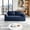 Blue, variant on YWEN 82-Inch Foldable Loveseat Boneless Cloud Couch, Modern Compressed Foam Daybed Floor Mattress Sleeper Sofa, 2-in-1 Boneless Convertible Sofa in a Box,No Assembly Required