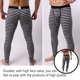 thumbnail image 4 of Sonducket Pantalones térmicos para hombre, Color rayado, cálido, grueso, fino, pijama, pantalones ajustados de algodón, cómodos, ropa de casa para Camisetas Gris Sonducket AP013562-02, 4 of 6